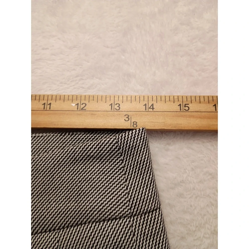 Express Women's Black White Houndstooth Pencil Skirt Size 4 High Waist Career